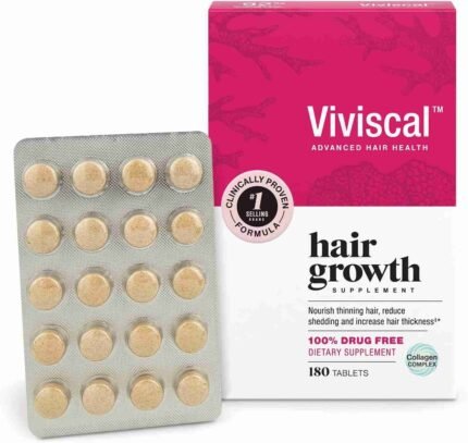 Viviscal Women's Hair Growth Supplement – Nourish Thinning Hair and Increase Hair Thickness – With AminoMar Collagen,