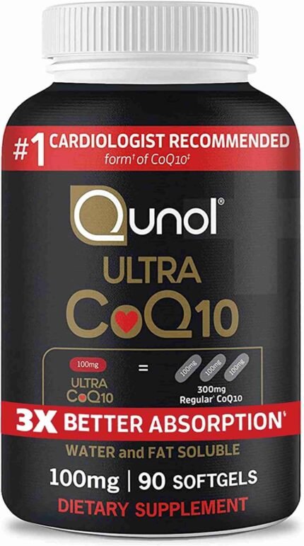 Qunol Ultra CoQ10, 100 mg, Antioxidant for Heart Health & Energy Production. 90 Softgels